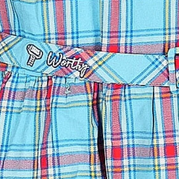 Disney Loungefly Stitch Shoppe - Marvel THOR Plaid Tank Dress - Picture 2 of 4